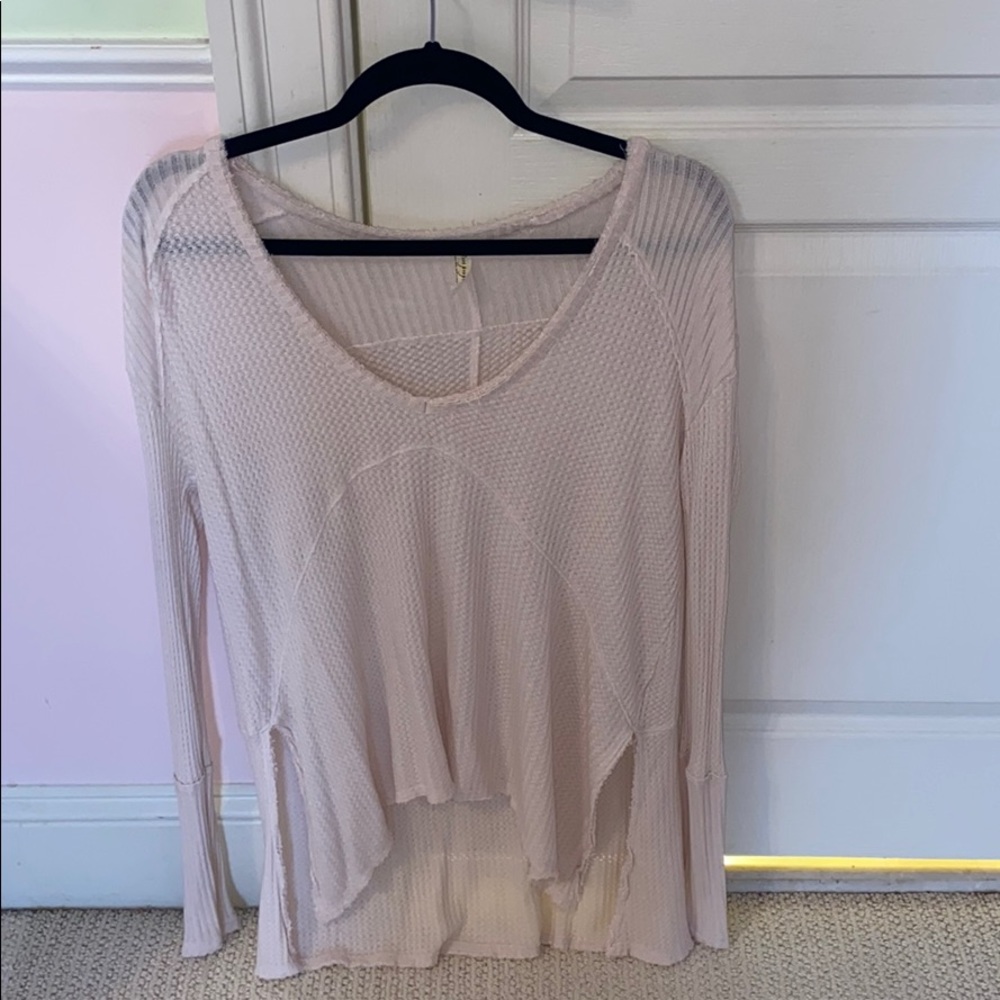 Light pink free people sweater